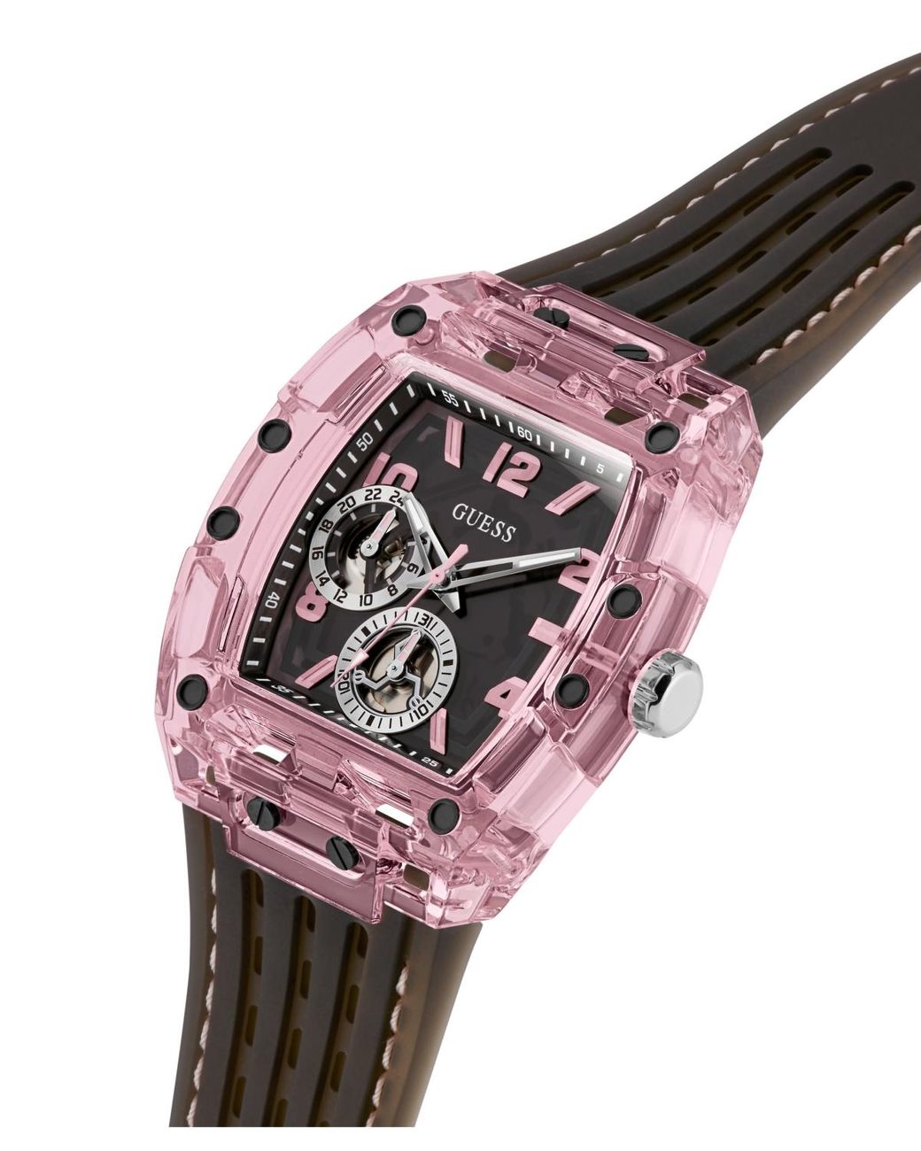 Guess Pink Black Multi-function Watch