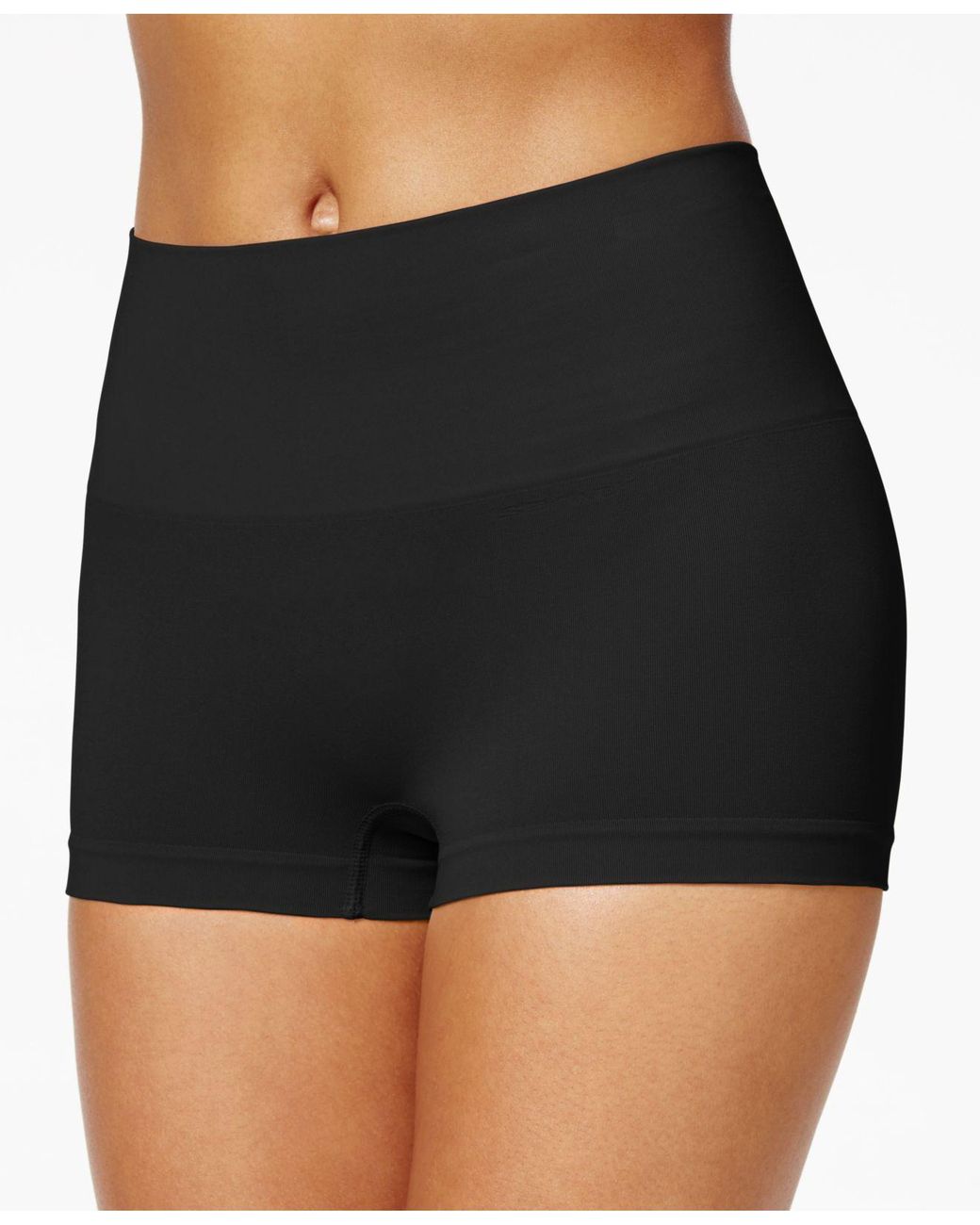 Spanx Synthetic Shaping Boy Shorts Ss0915 in Black Lyst
