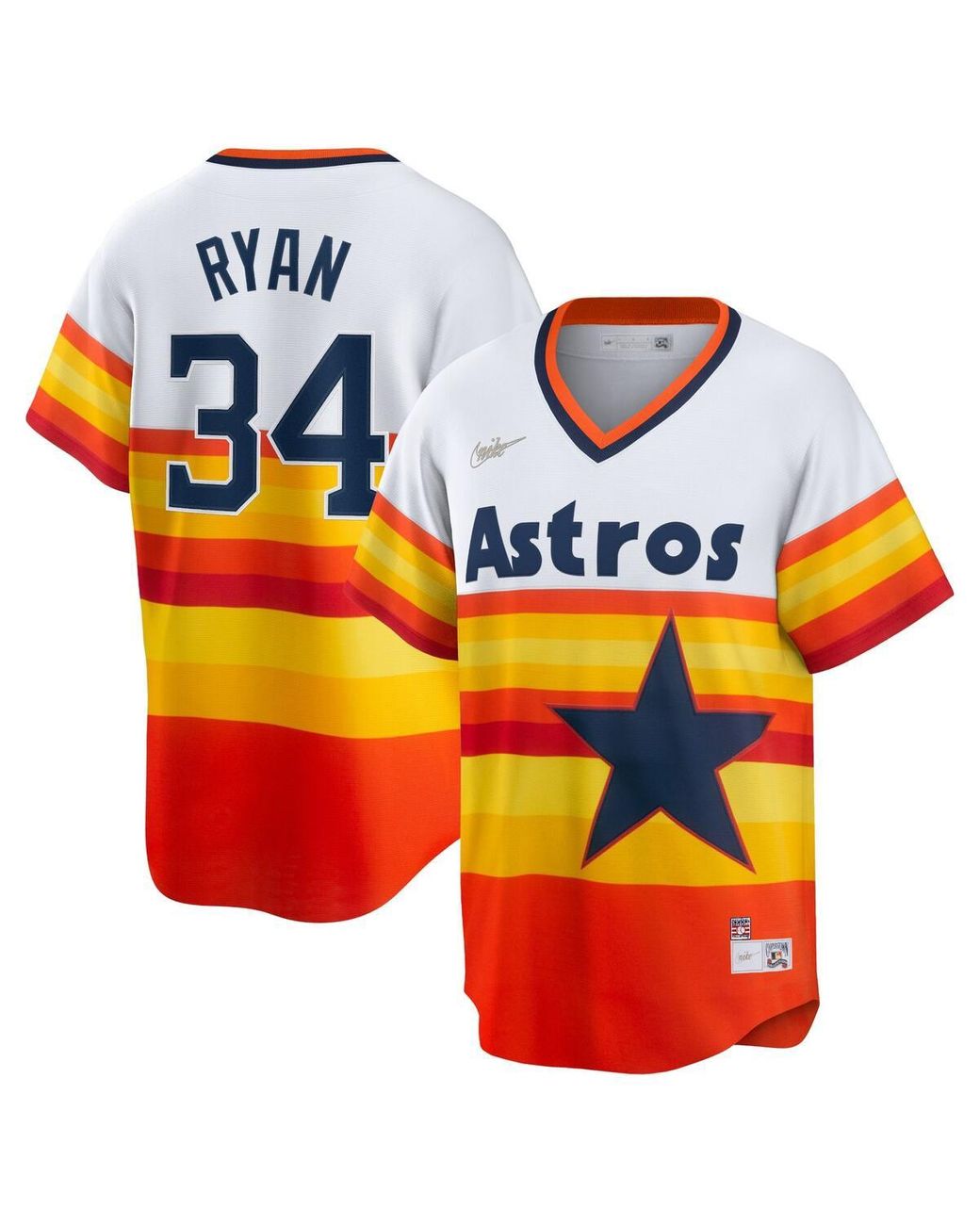 Nike Men's Jose Altuve Houston Astros Official Player Replica Jersey - Orange