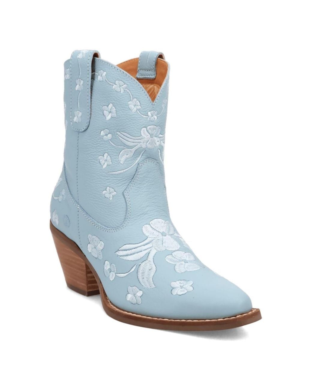 Dingo Blue Sweetheart Leather Bootie