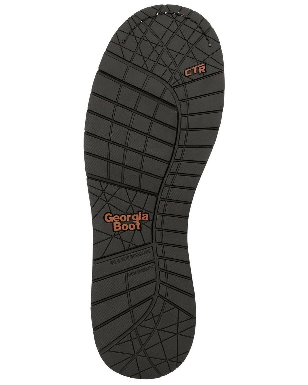 Georgia Boot Black Amp Lt Wedge Waterproof Moc-toe Work Boot for men