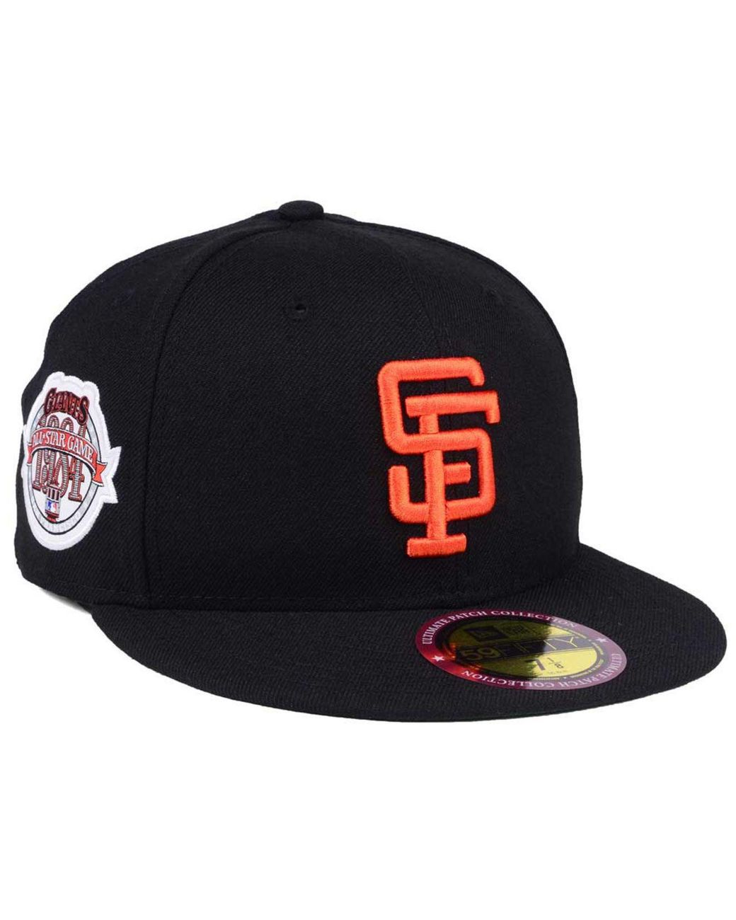 KTZ New York Giants Mlb Cooperstown 59fifty Cap in Black for Men