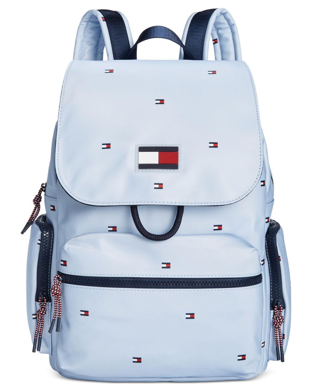 Tommy Hilfiger Synthetic Allie Flap Backpack in Blue Lyst