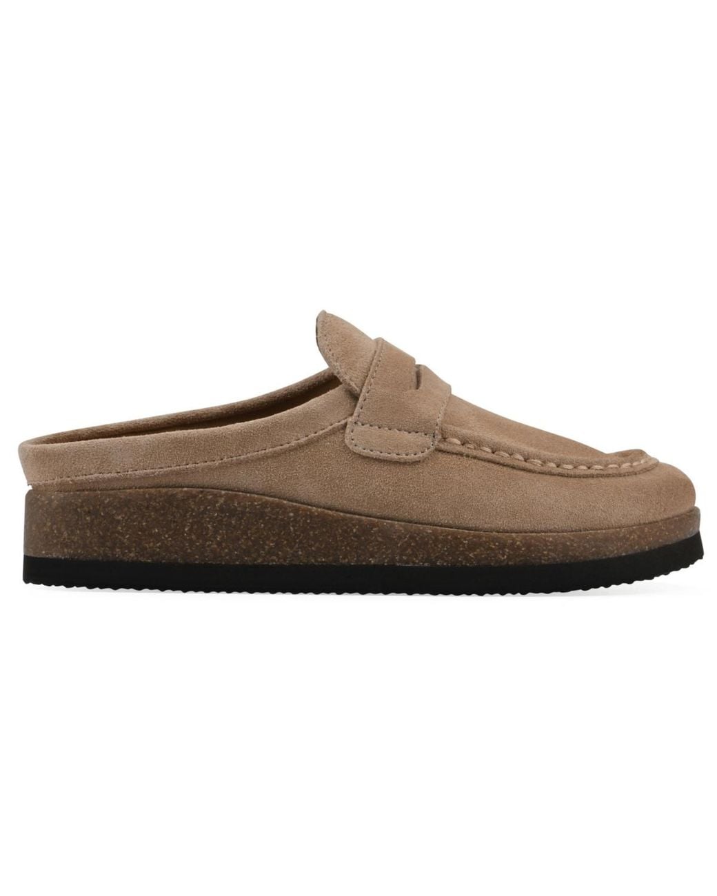 White Mountain Brown Brinlee Footbed Clogs