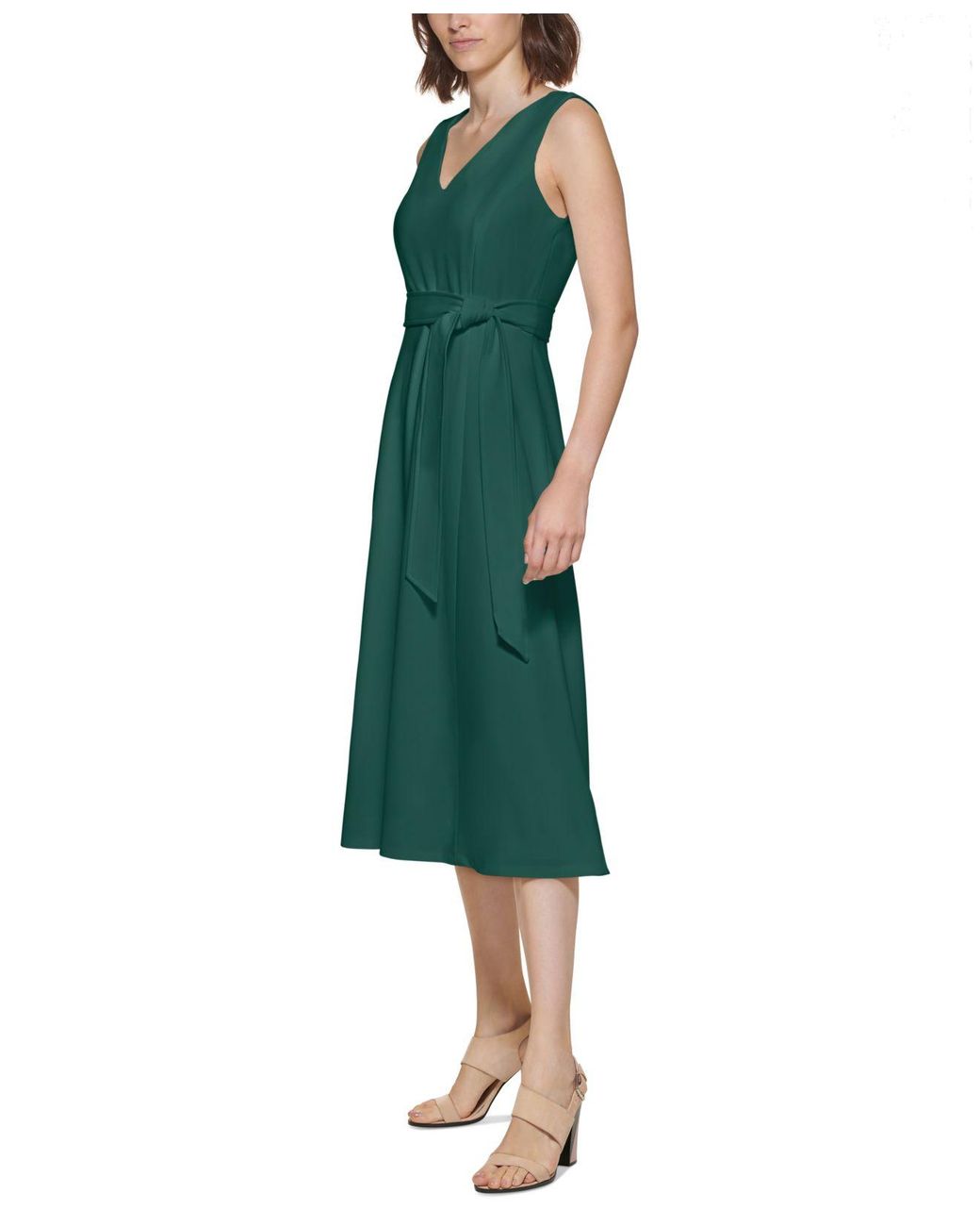 calvin klein green dress Calvin Klein Green Sheath Dress