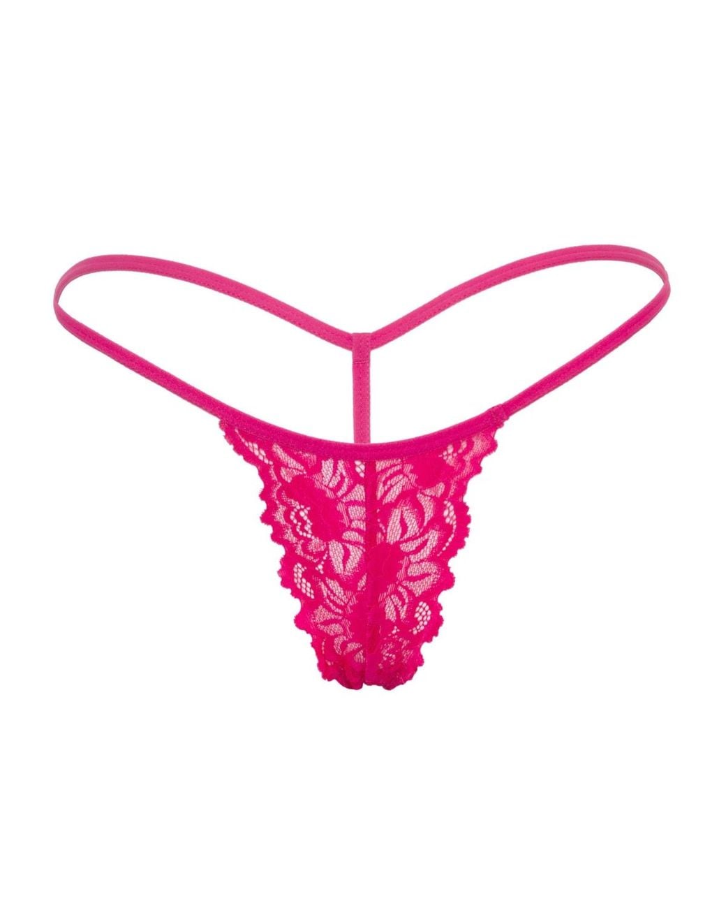 Oh La La Cheri Marcia Lace Micro G-string in Pink | Lyst