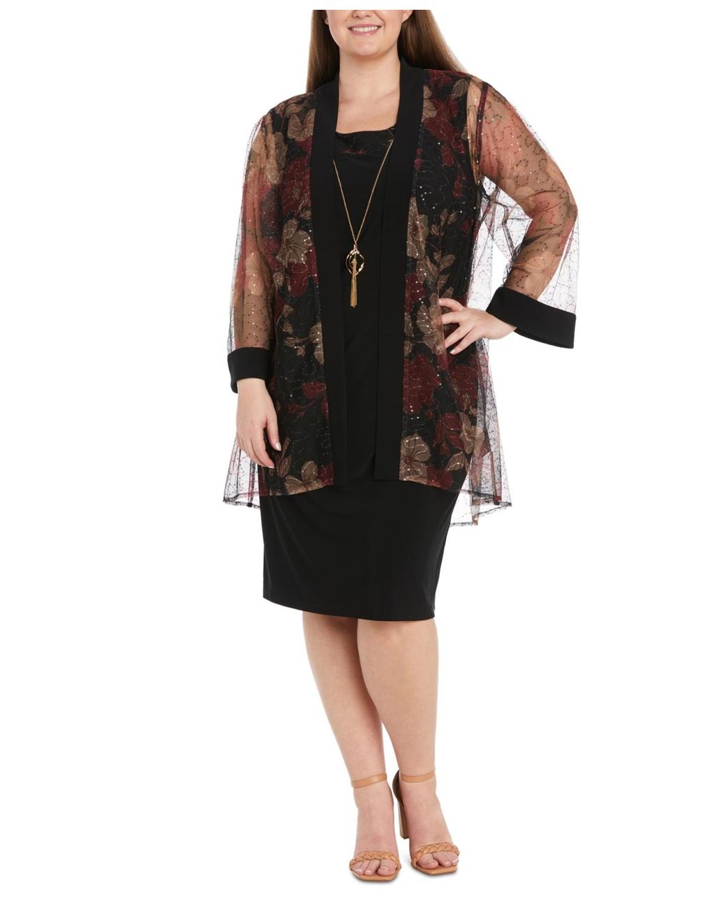 Black sheer jacket for dress discount