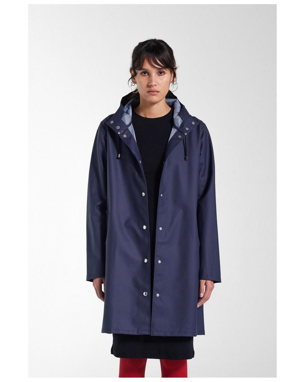 Stutterheim Blue Mosebacke Lightweight Raincoat