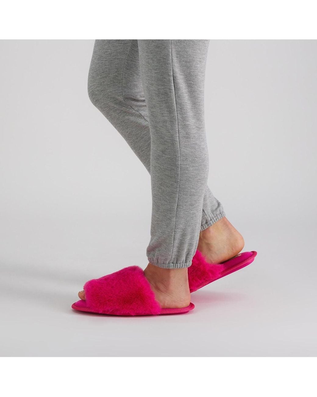Jessica Simpson Pink Open Toe Slide Slippers