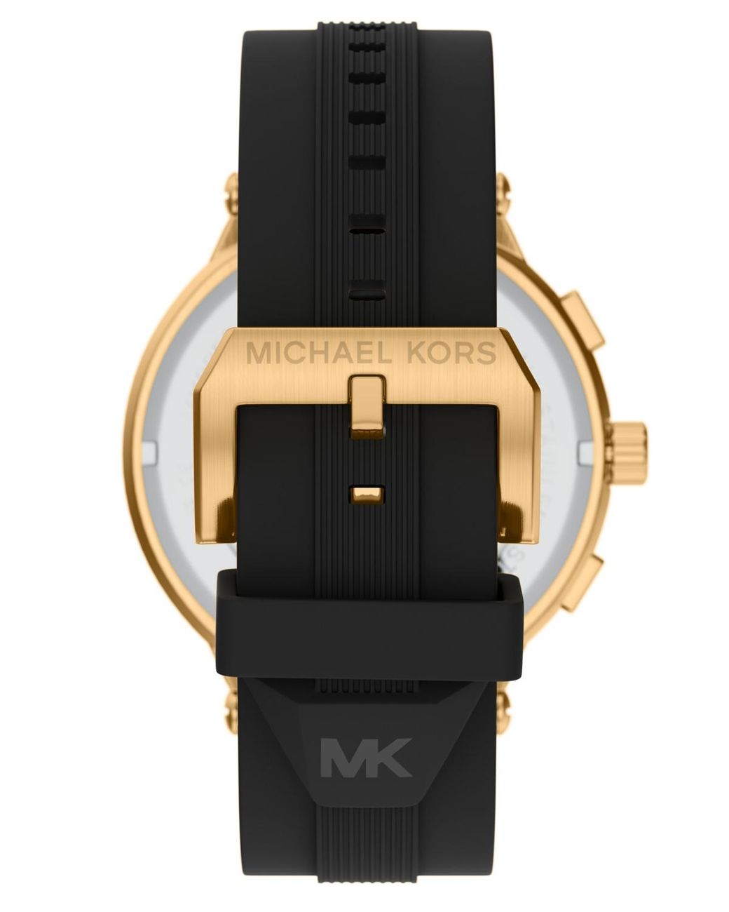 Michael Kors Black Billie Chronograph Silicone Watch for men