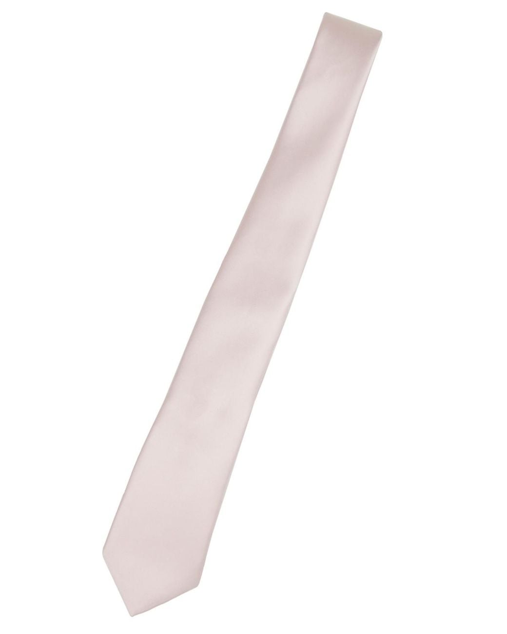 Con.struct Pink Satin Solid Tie for men
