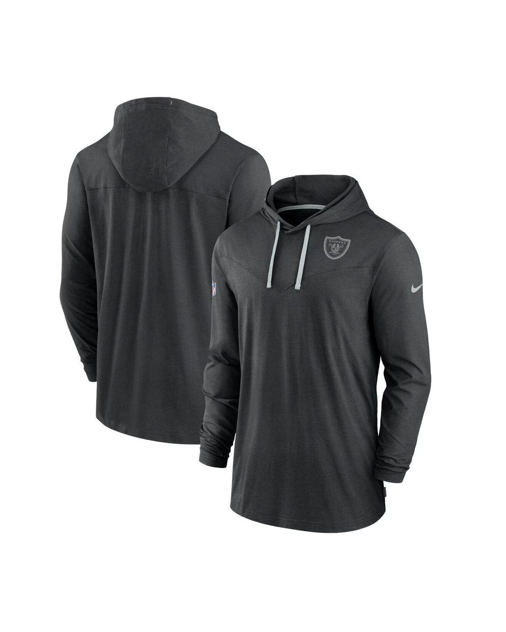 Nike Black New Orleans Saints Sideline Pop Performance Pullover Long Sleeve Hoodie T-shirt in 