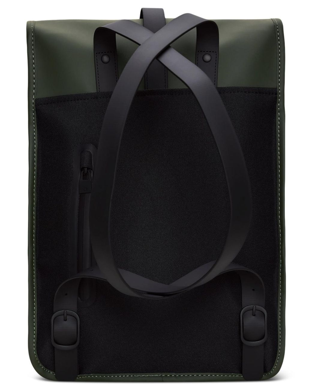 Rains Green Mini Waterproof Backpack for men