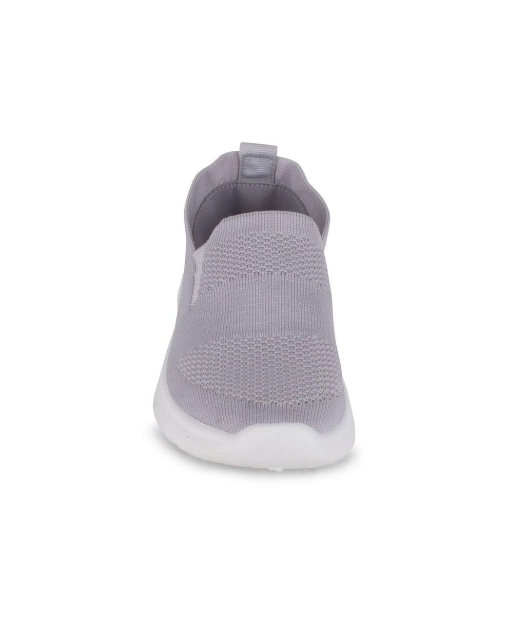 Danskin Synthetic Admire Slip On Knit Sneakers in Gray | Lyst