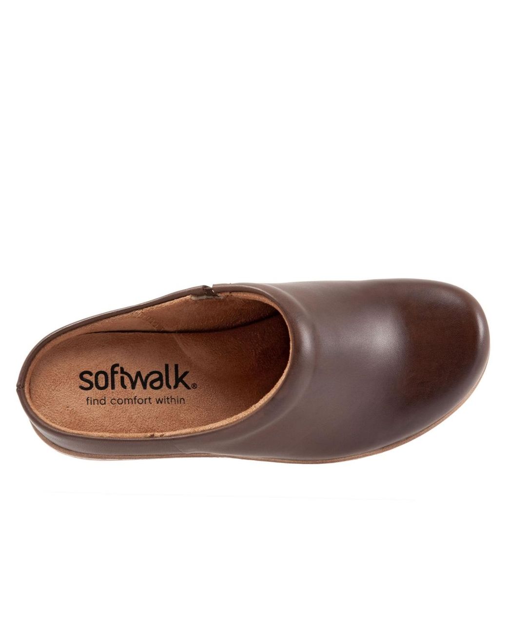 Softwalk Madison Clog in Brown | Lyst