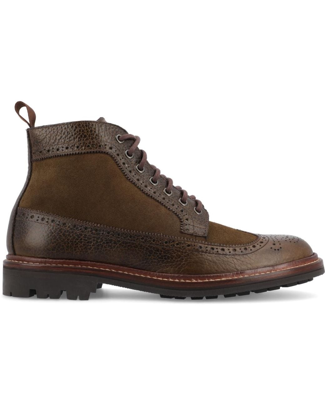 Taft Brown The Boston Longwing Boot for men