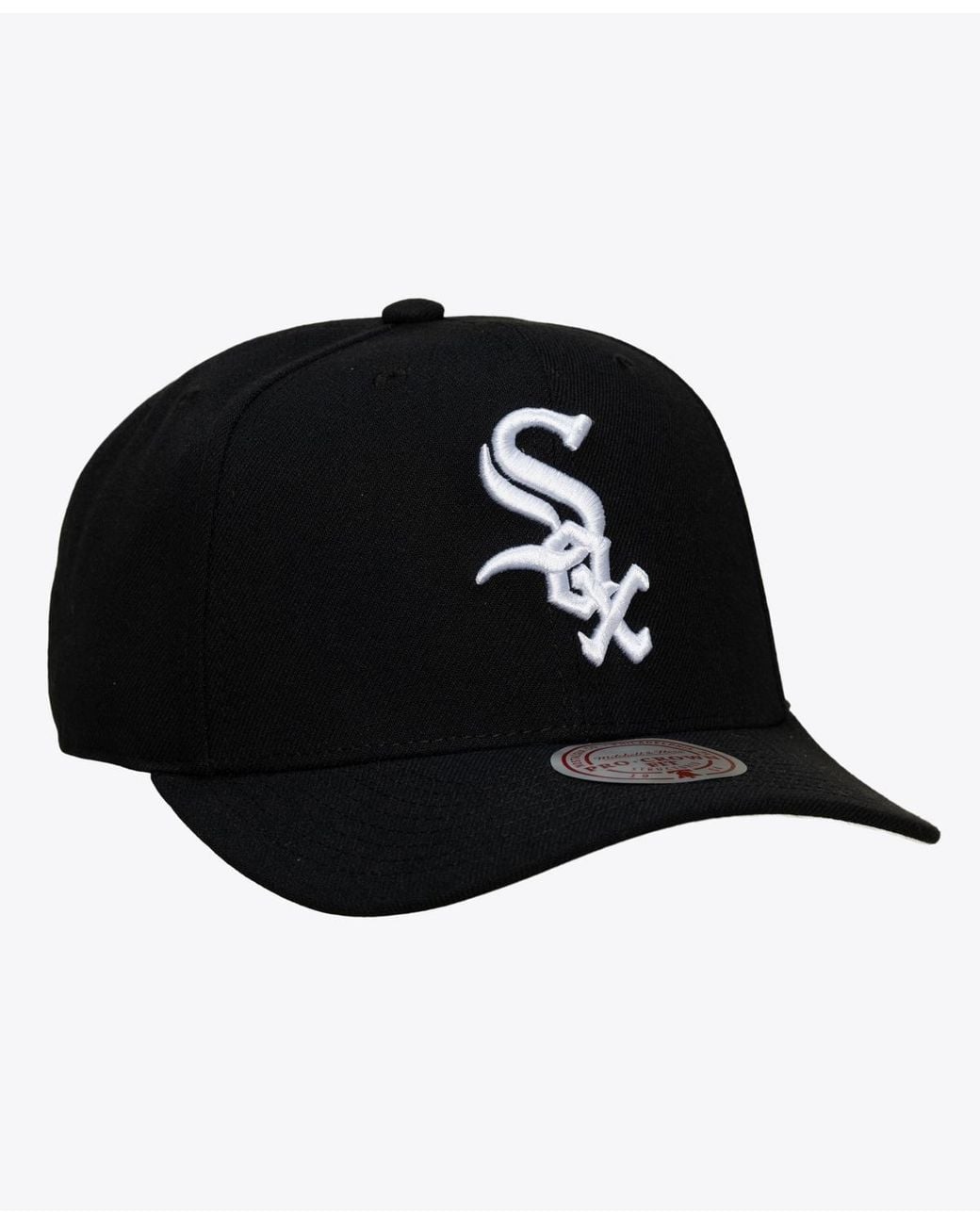 Mitchell & Ness Black Chicago White Sox Pro Crown Snapback Cap for men