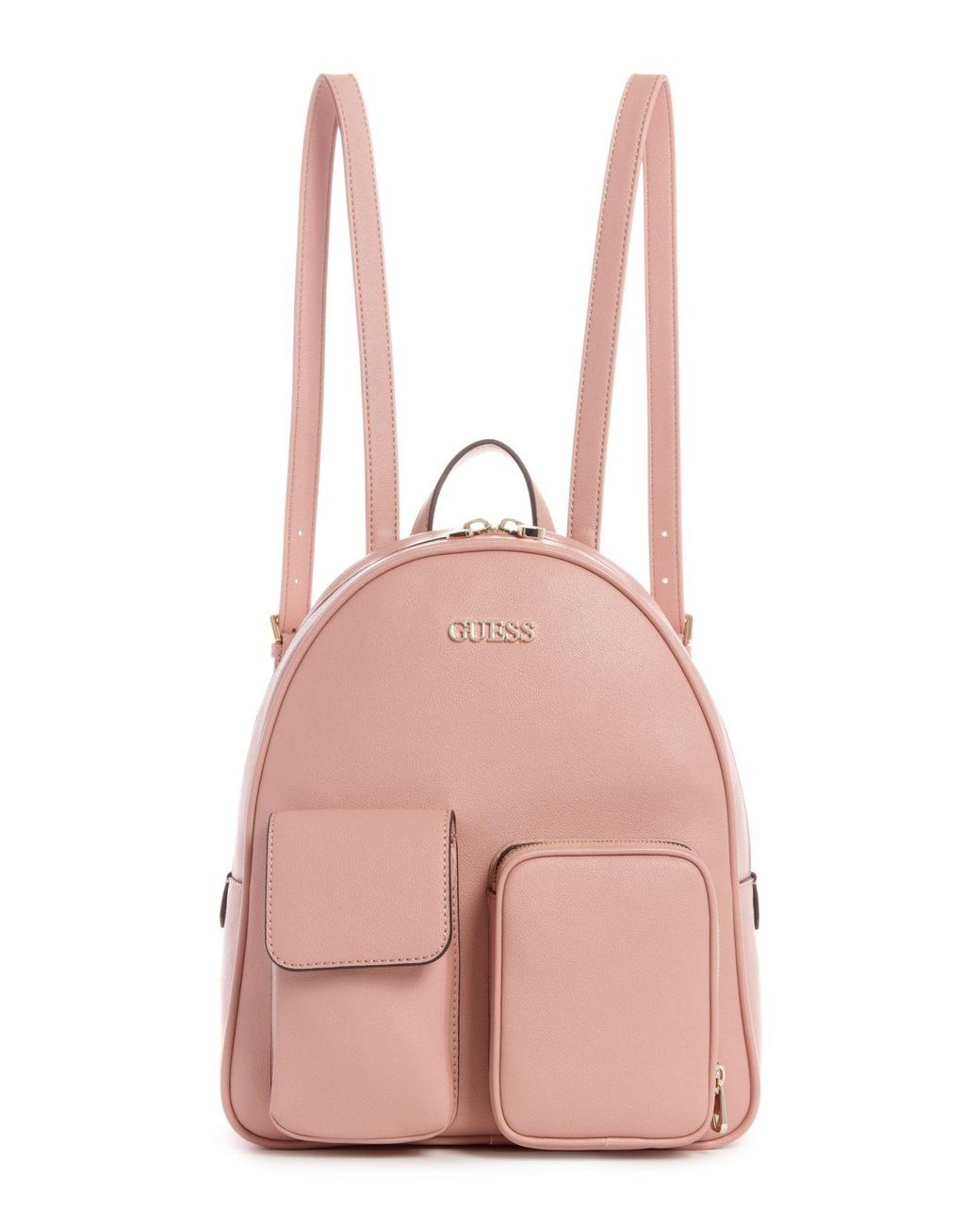 light pink guess backpack