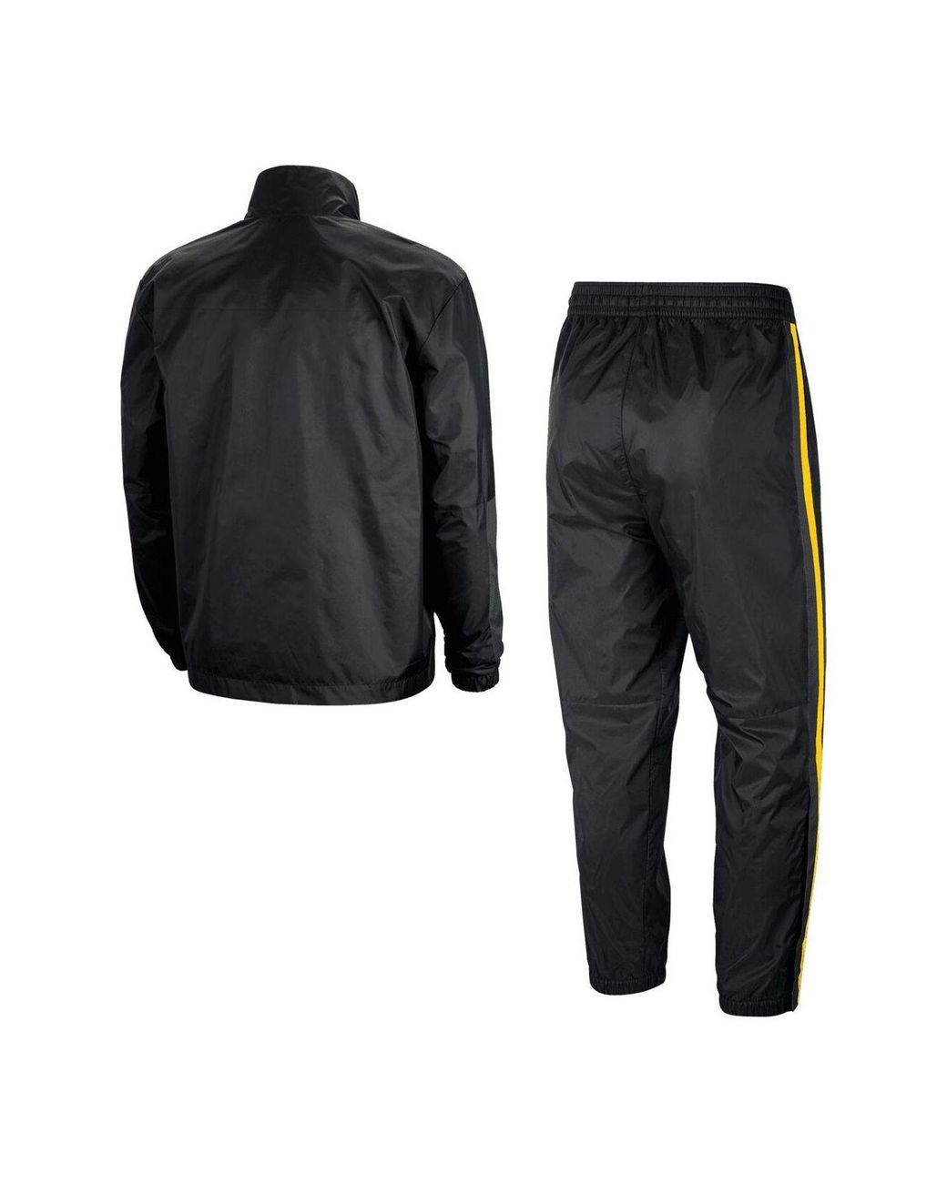Yellow and black sales nike jogging suit