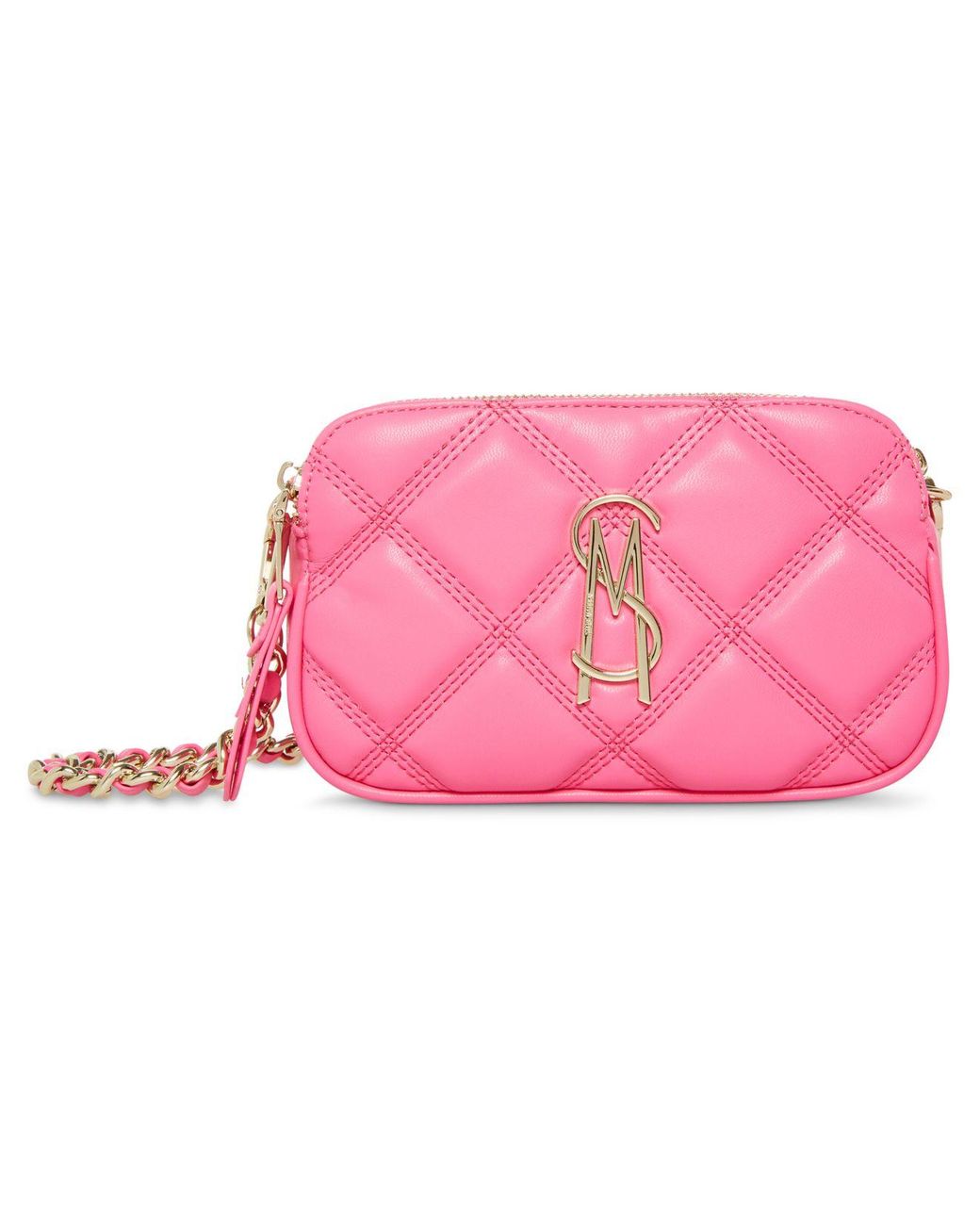 Steve Madden Bdaisy Quilted Crossbody Bag in Pink | Lyst