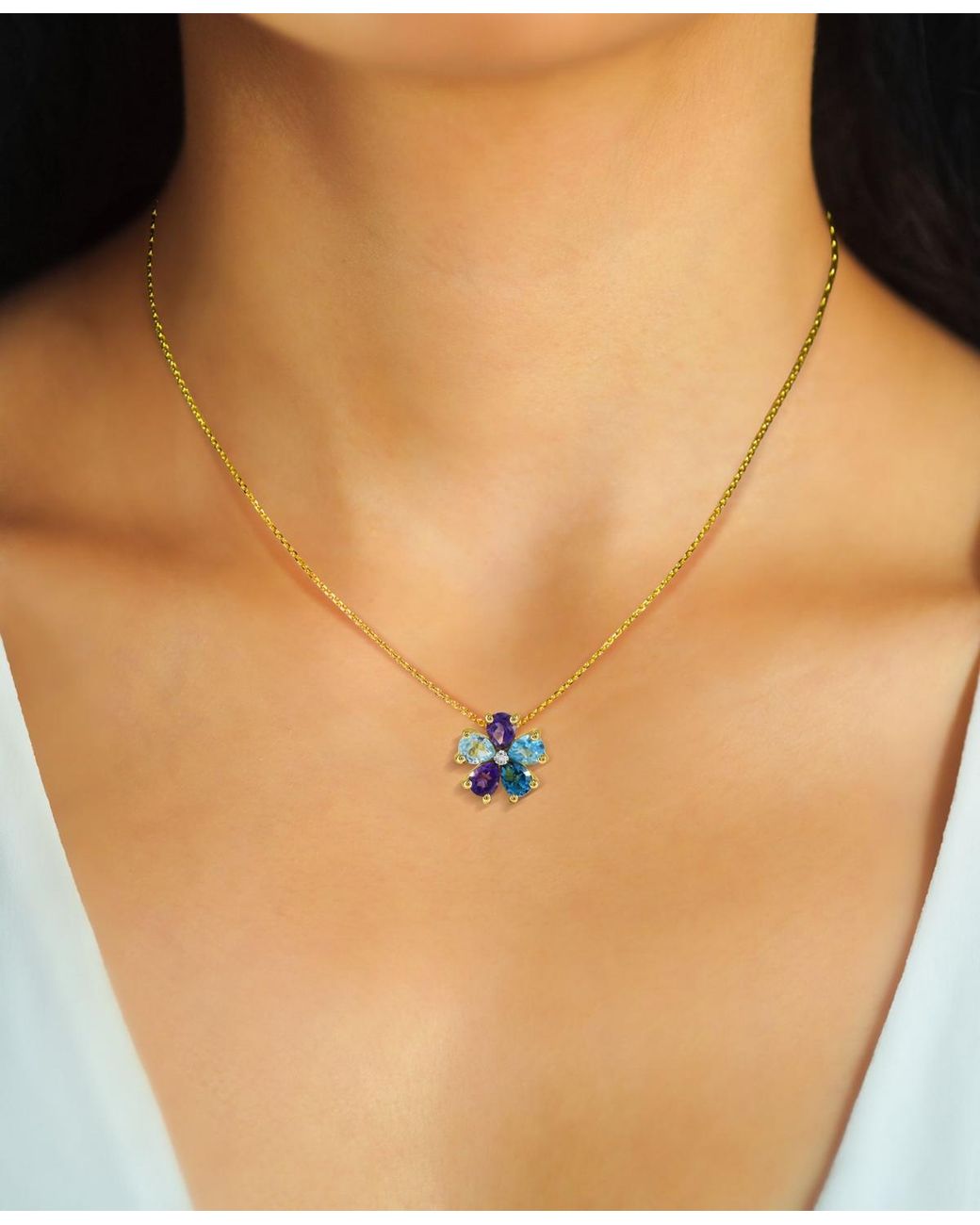 Macy's Blue Multi-gemstone 3-1/4 Ct. T.w.