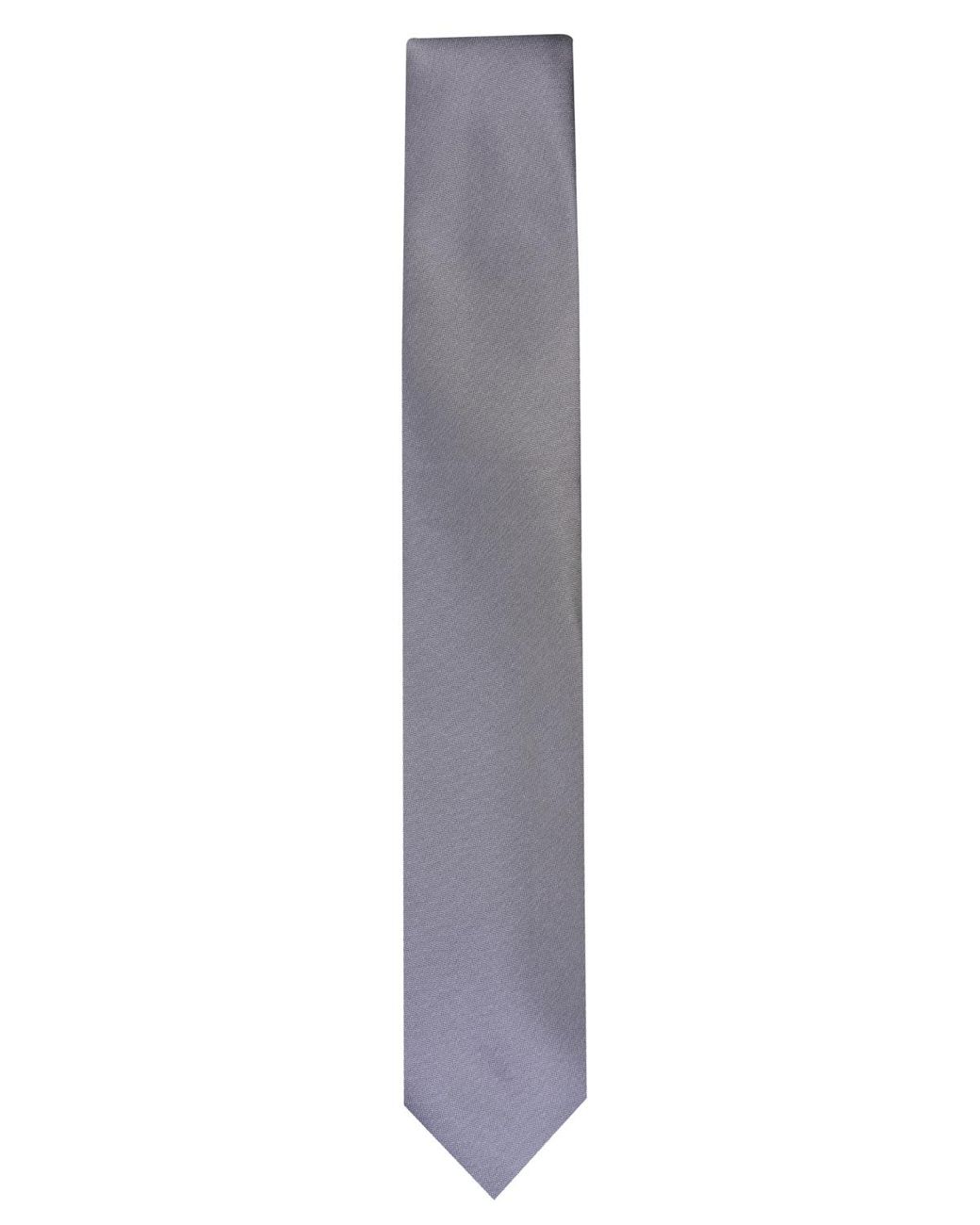 Alfani Gray Solid Texture Slim Tie for men