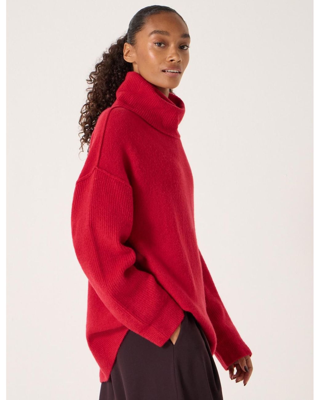 Hush Red Pullover Sweater