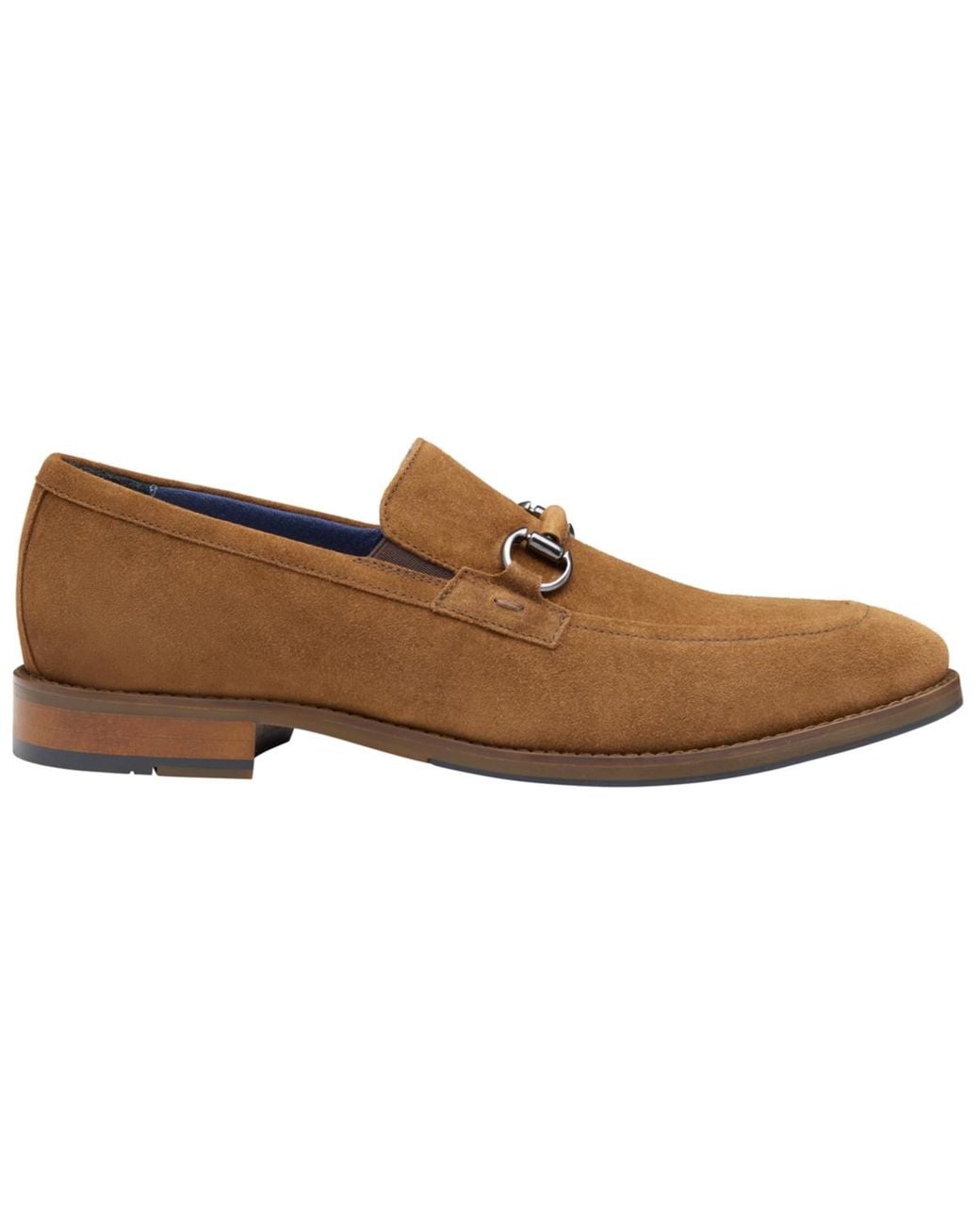 Johnston & Murphy Brown Landry Bit Round Toe Shoes for men
