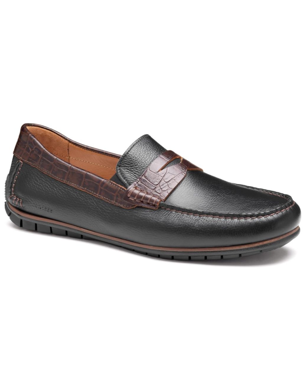 Johnston & Murphy Brown Slip-on Round Toe Shoe for men