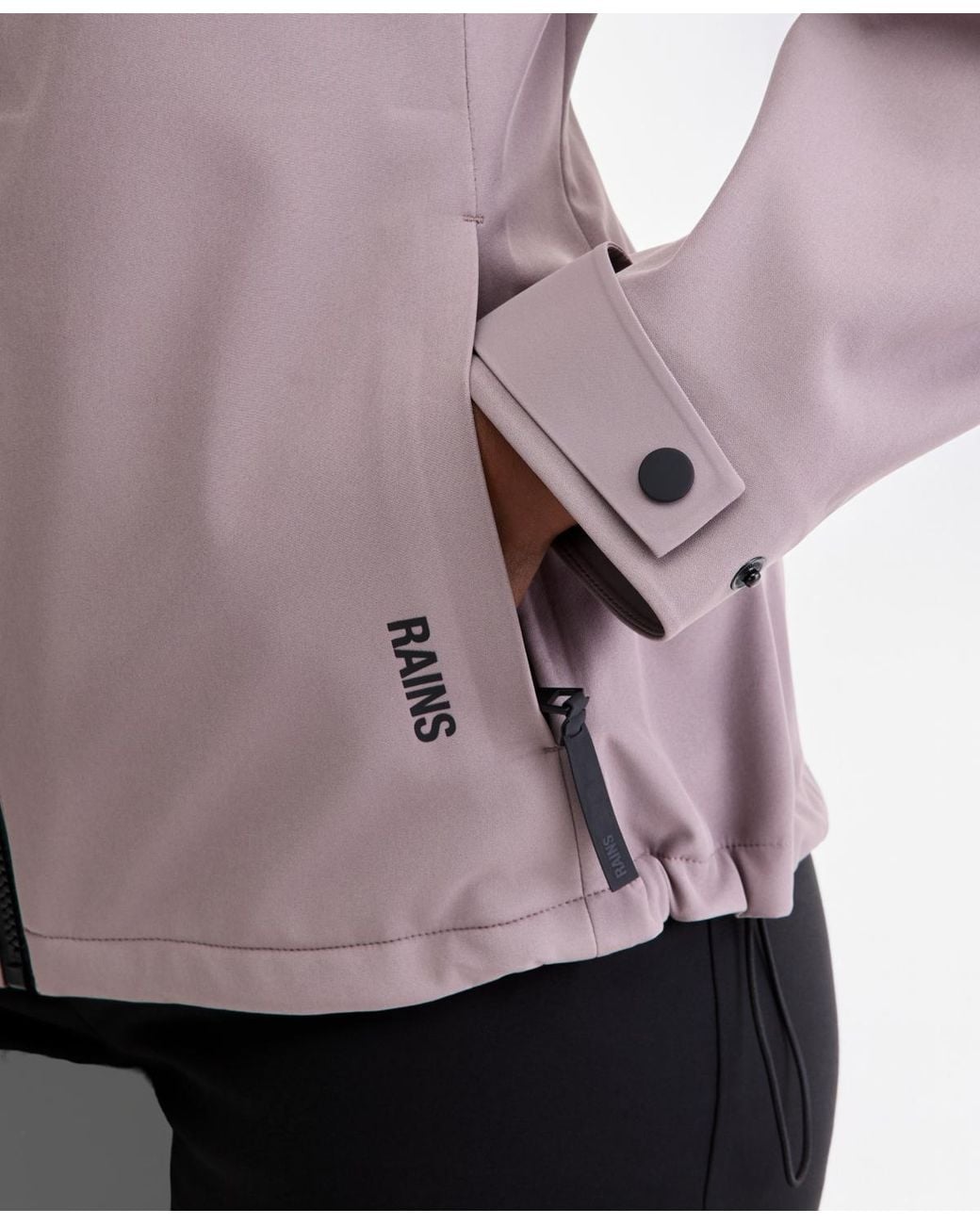 Rains Multicolor Suva Hooded Softshell Waterproof Jacket