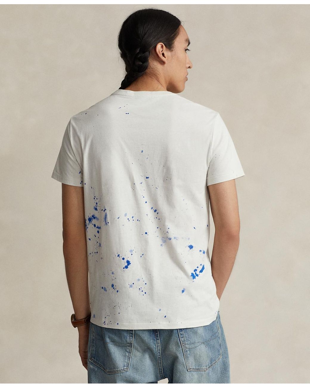 polo bear paint splatter