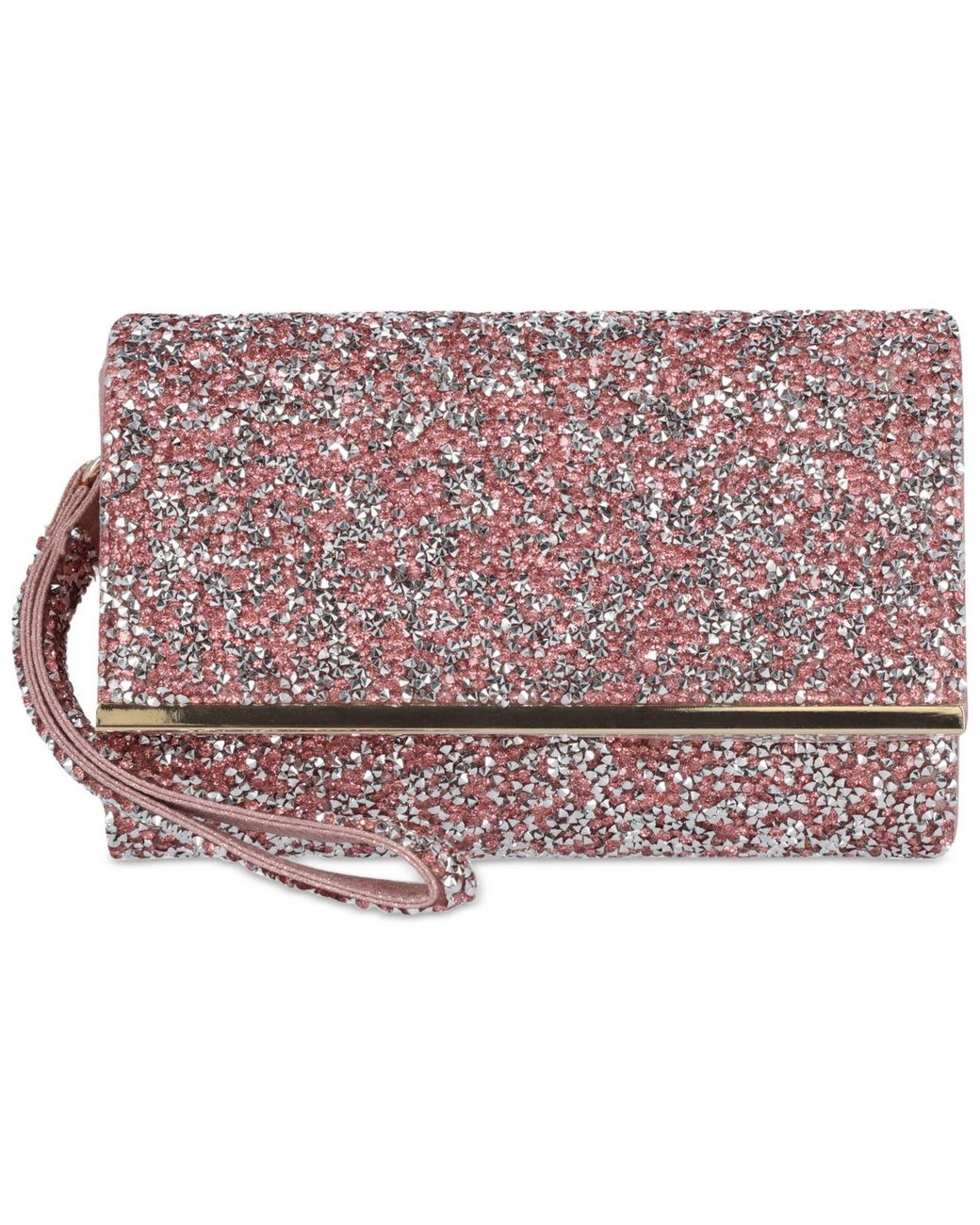 INC International Concepts Synthetic Caitlin Microstone Clutch, Created ...