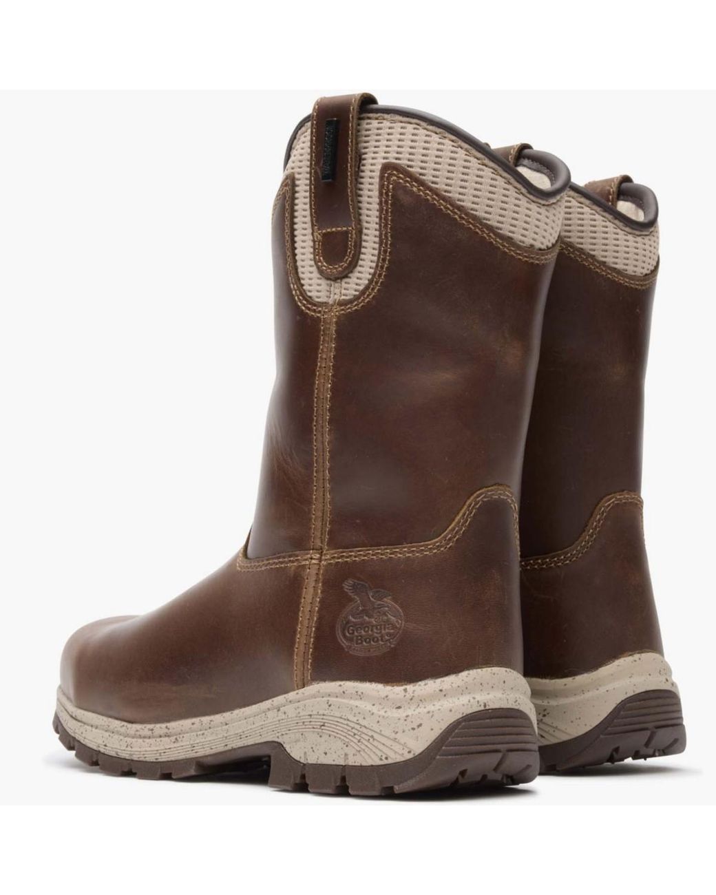 Georgia Boot Brown Eagle Trail S Pull-on Work Boot