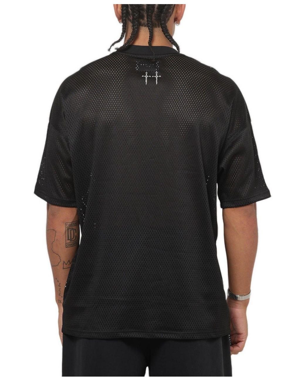 Saint Morta Black Athltc Mesh Jersey for men