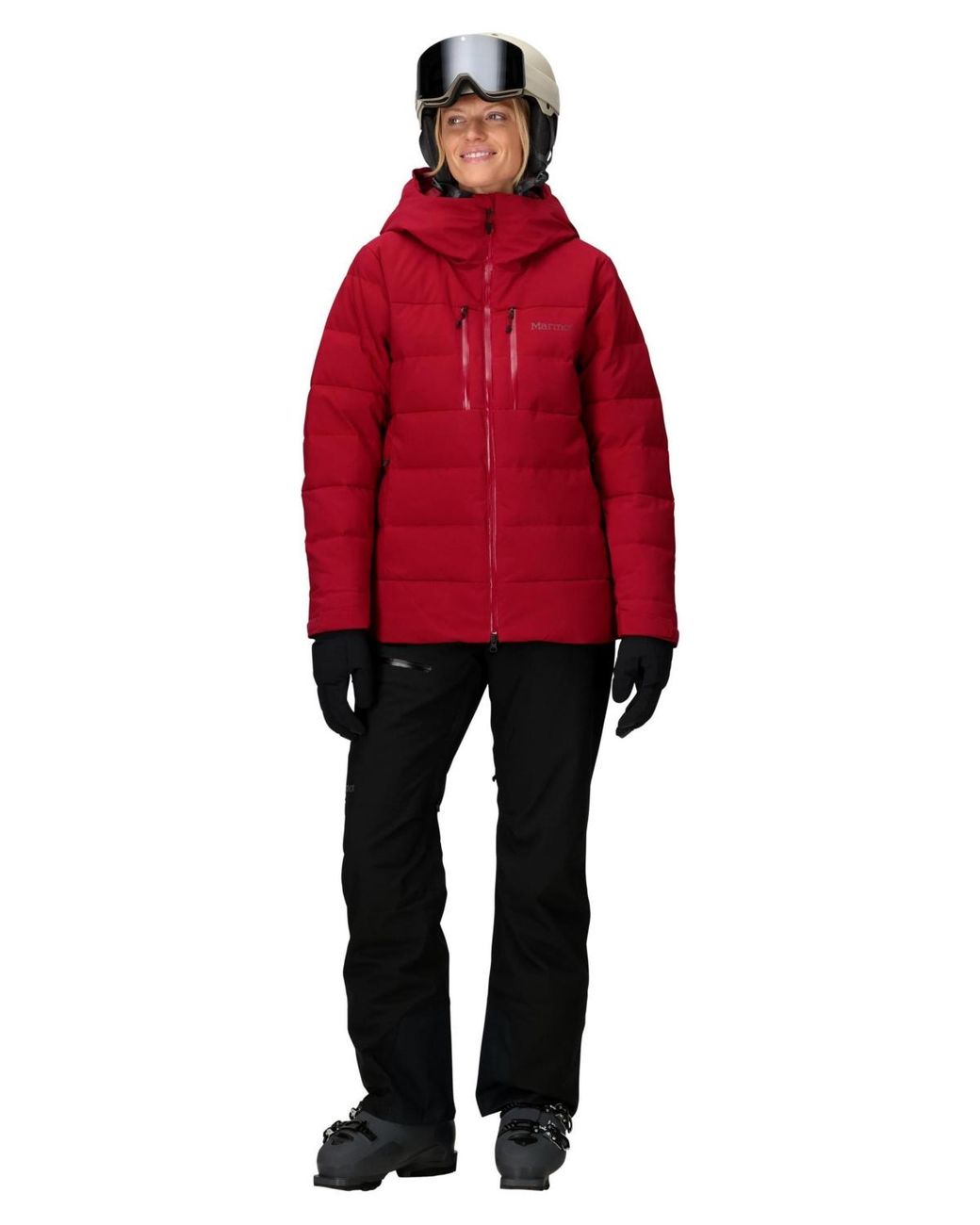 Marmot Hooded Slingshot Jacket in Red | Lyst