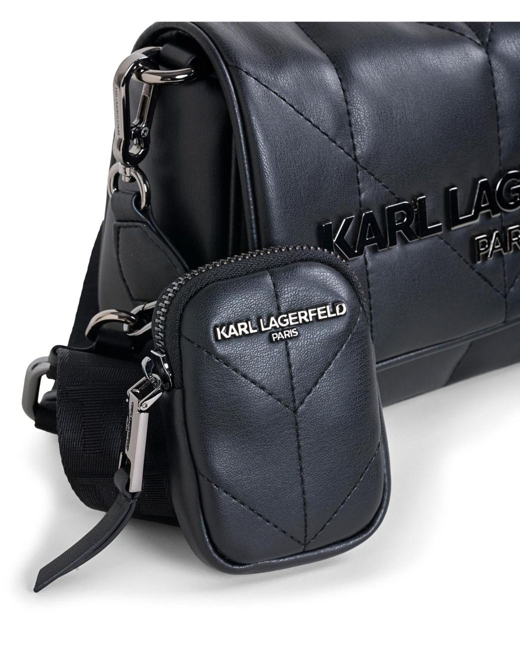 Karl Lagerfeld Voyage Messenger in Blue Lyst