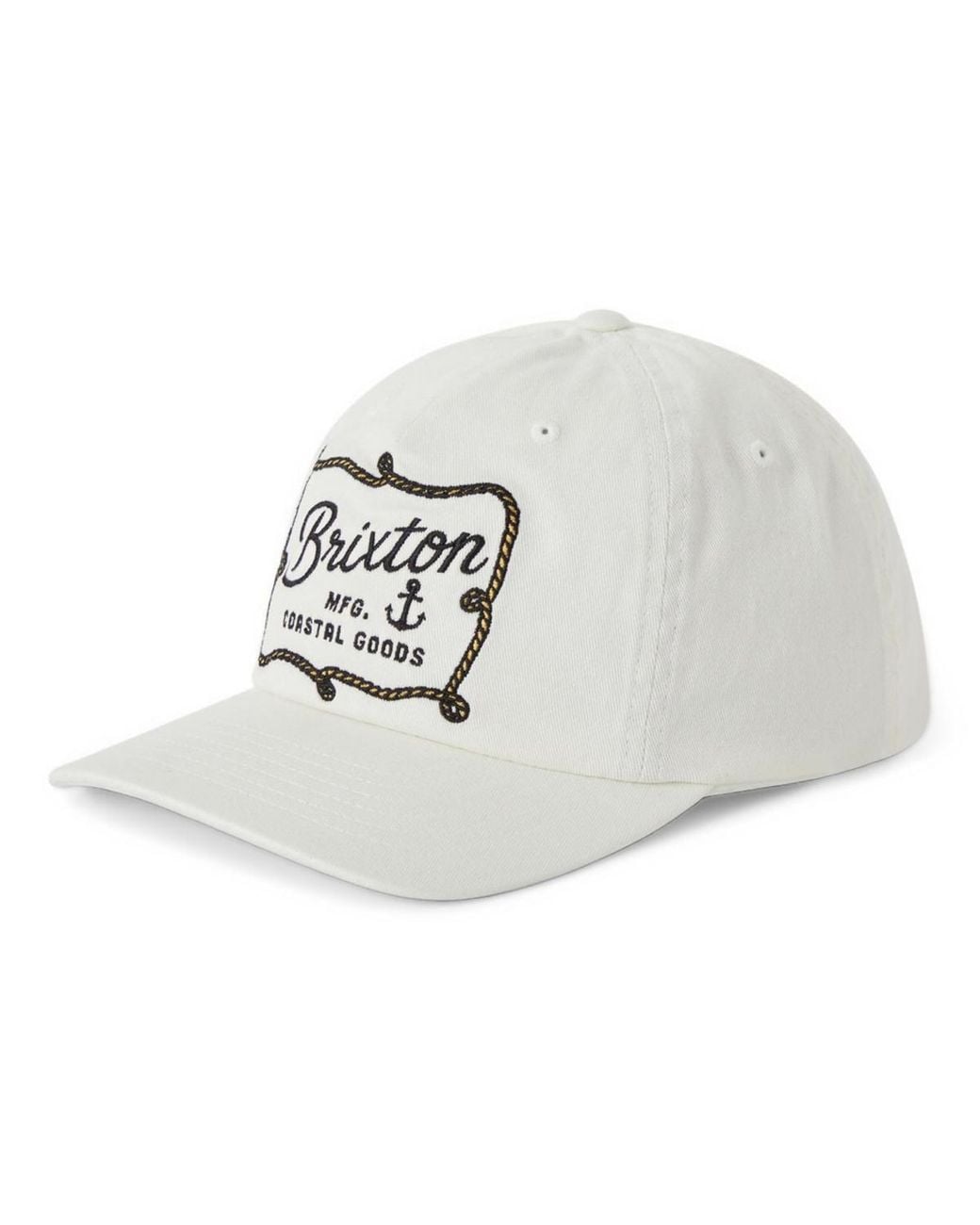 Brixton Metallic Anchor Snapback Hat