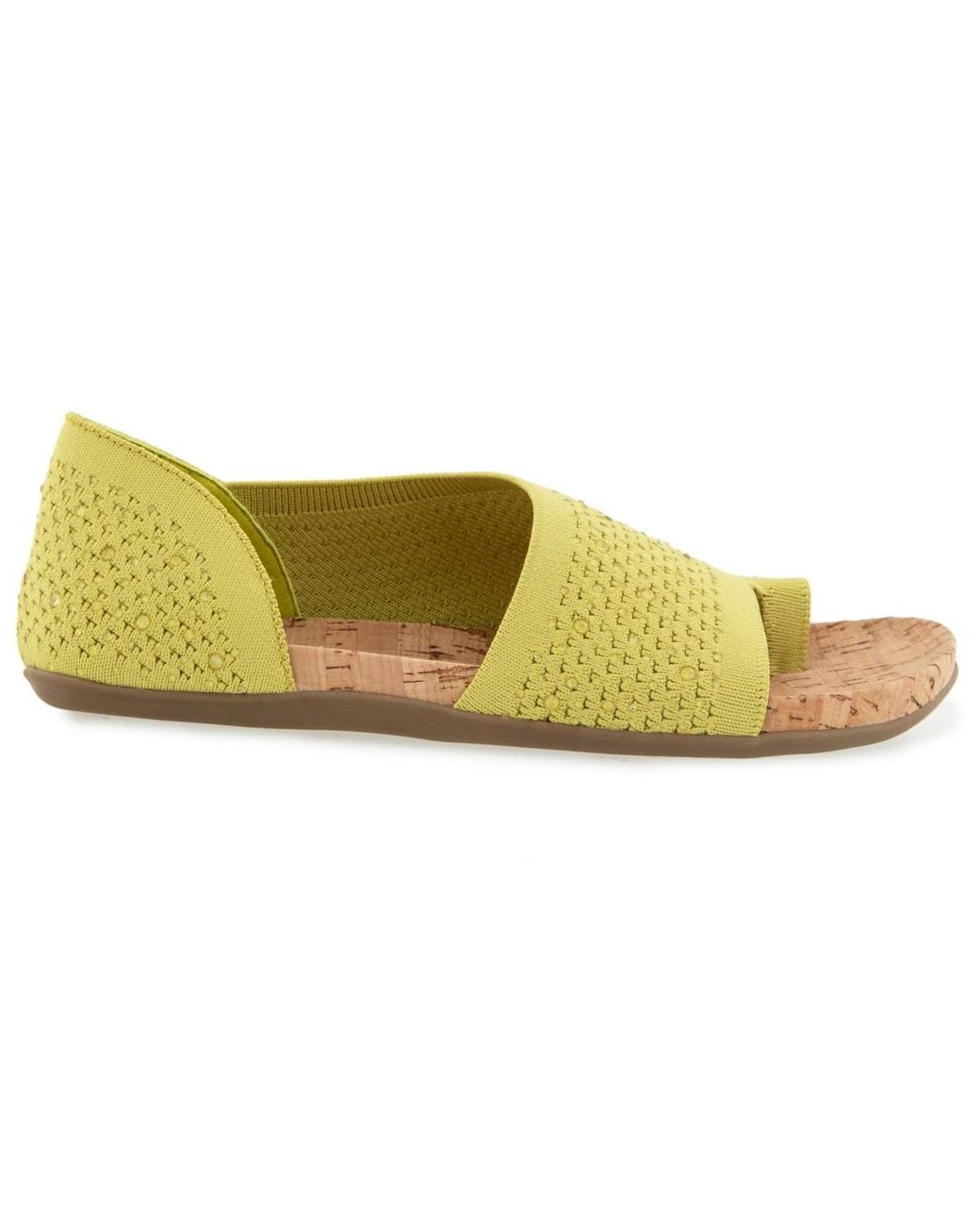 Kenneth Cole Yellow Sential Flat Sandals