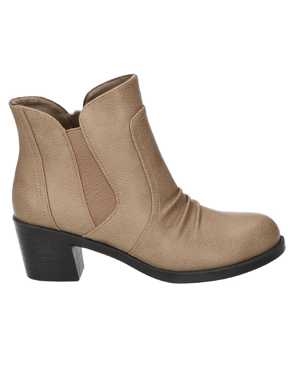 Easy Street Brown Berwick Ankle Booties