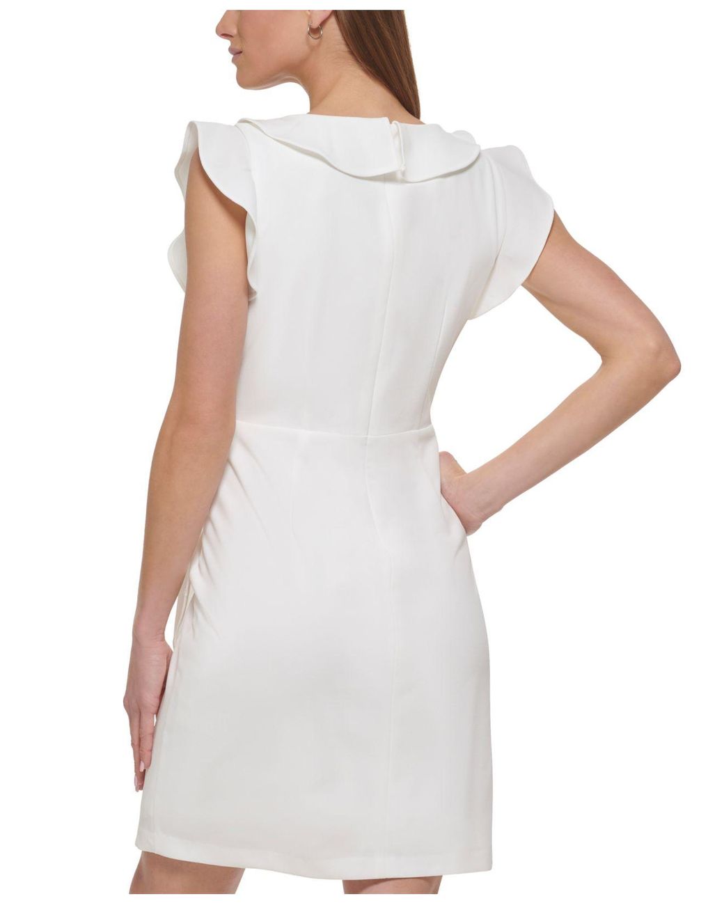 Dkny white dress best sale macys