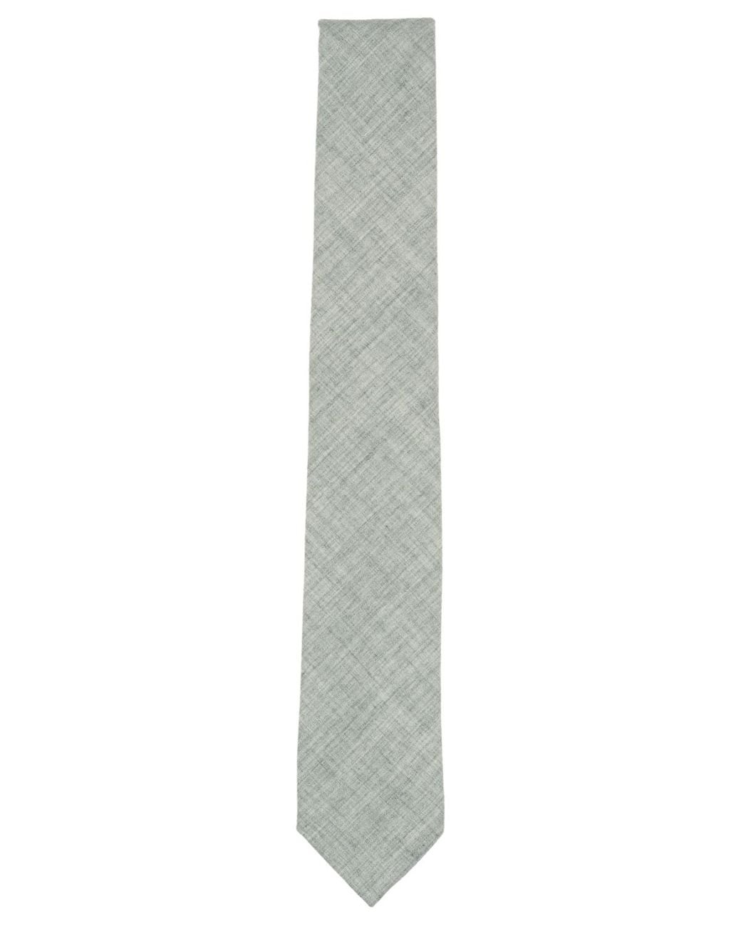 BarIII Gray Chambray Solid Tie for men