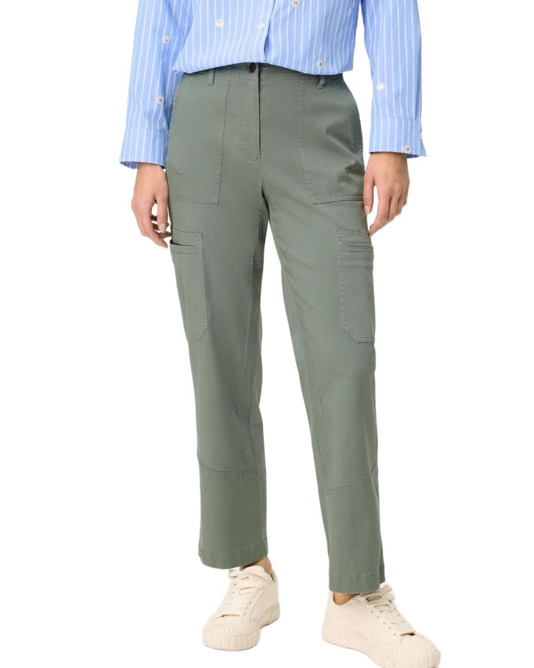Olsen Green Clean Line Cargo Pant