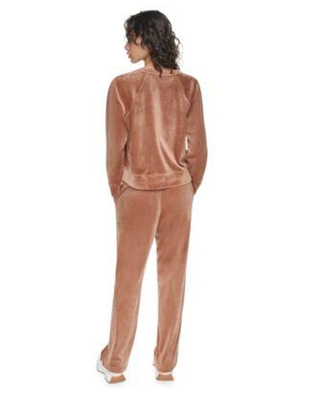 DKNY Multicolor Logo Patch Velour Set