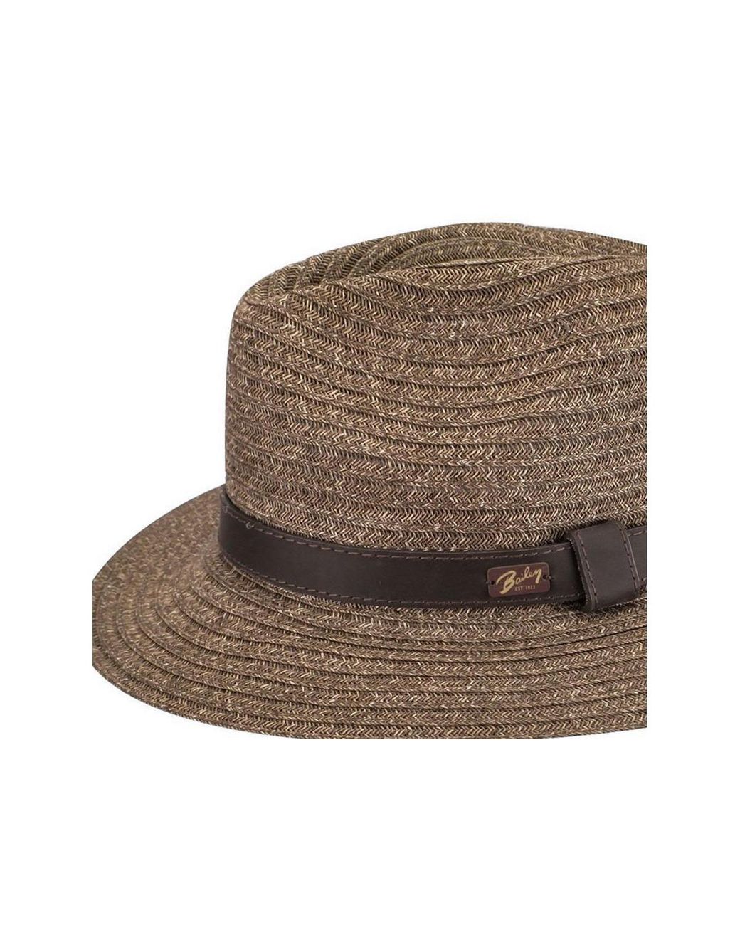 Bailey 1922 Brown Foley Fedora for men