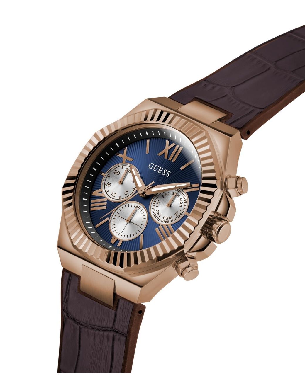 Guess Brown Multi-function Watch for men