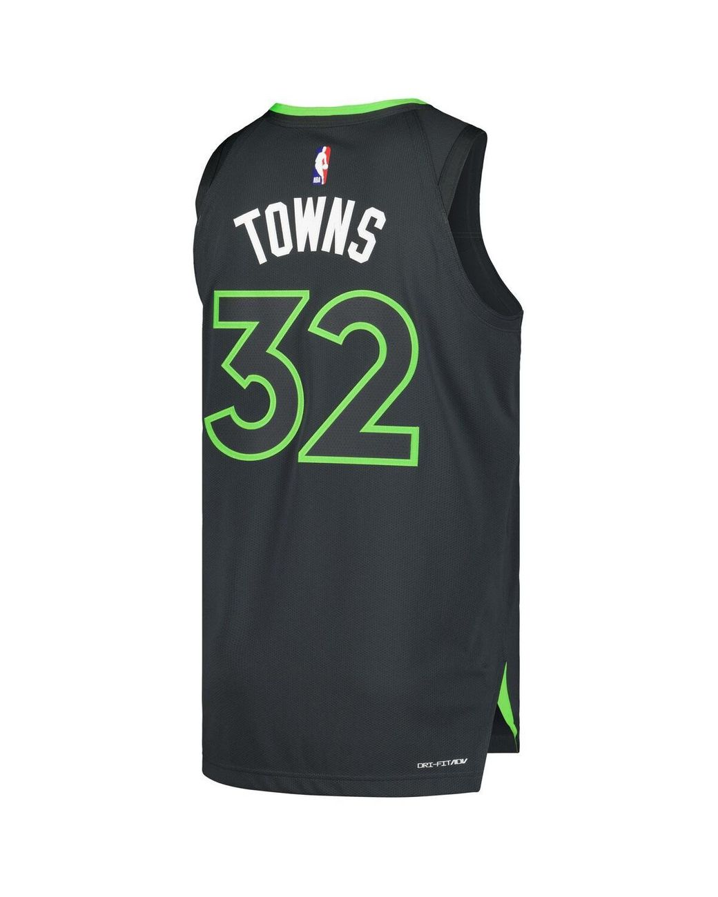 Nike Karl anthony Towns Minnesota Timberwolves Authentic Player Jersey in Green for Men Lyst