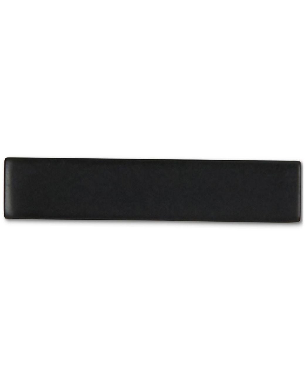 Con.struct Black Solid 1" Tie Bar for men