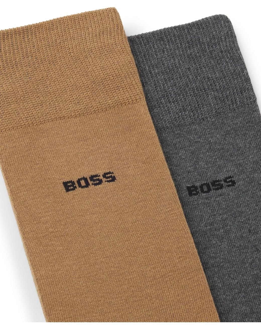 Boss Natural Crew Solid Socks for men