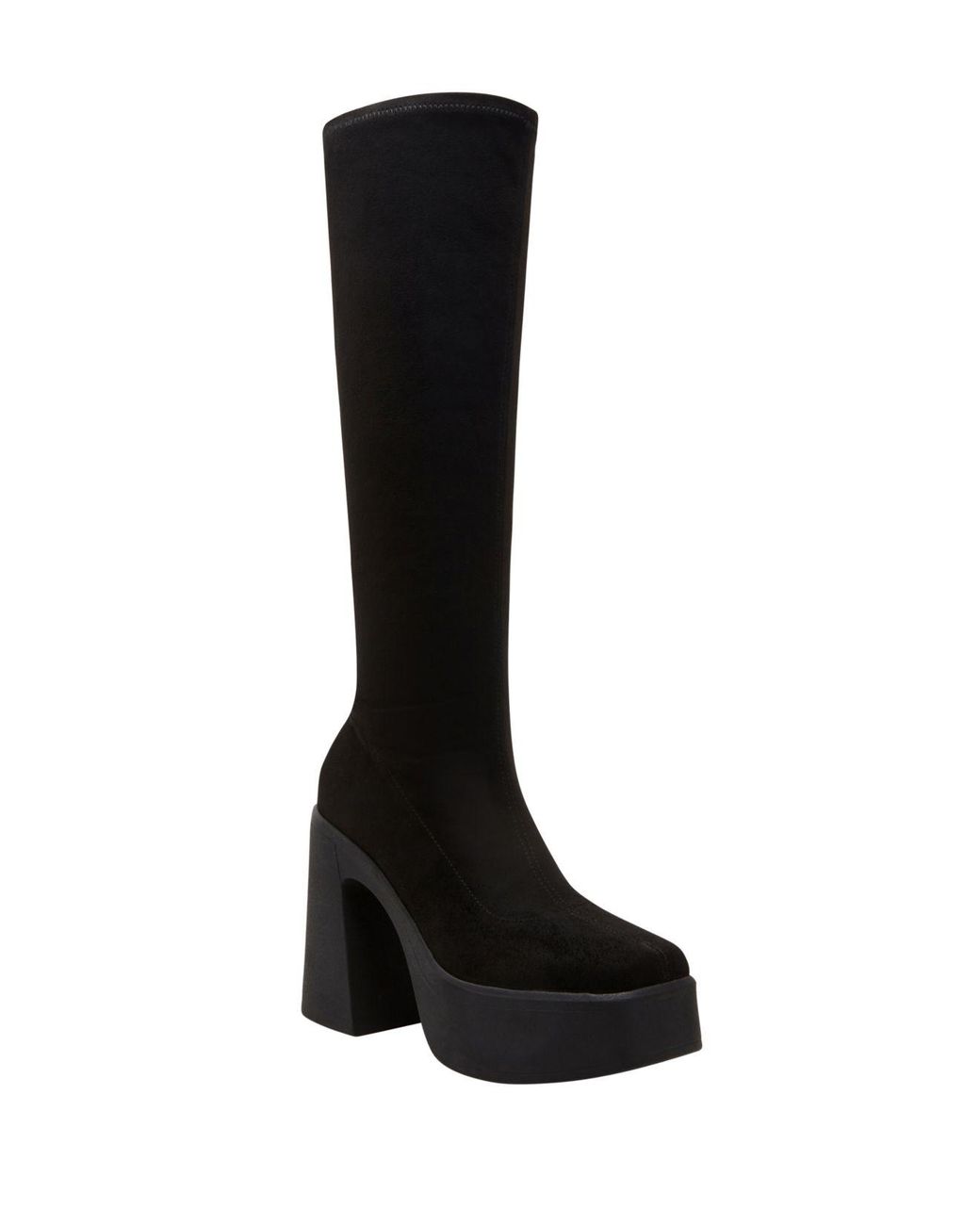 Katy Perry The Heightten Narrow Calf Stretch Boots in Black | Lyst