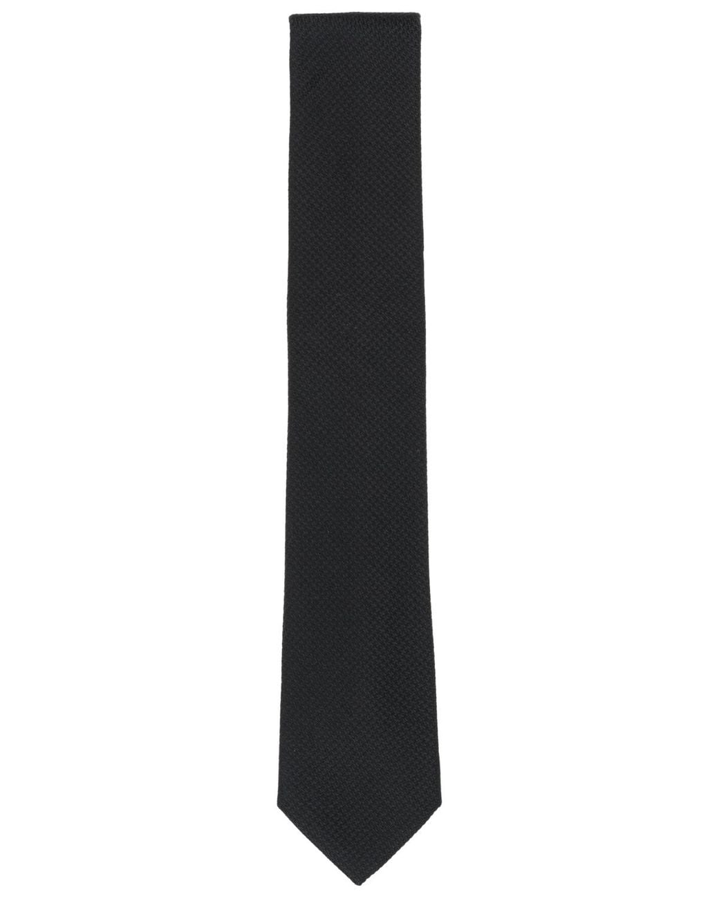 Alfani Black Nebula Solid-pattern Tie for men